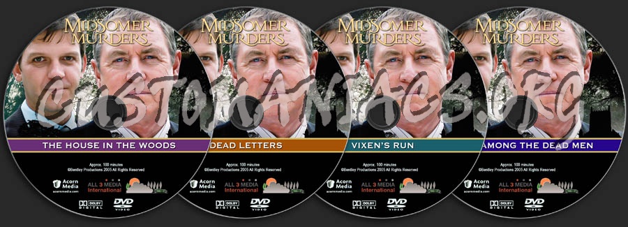 Midsomer Murders - Set 11 dvd label