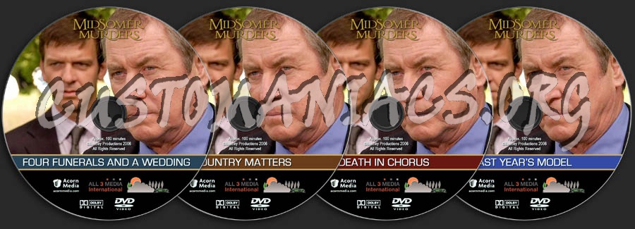 Midsomer Murders - Set 12 dvd label