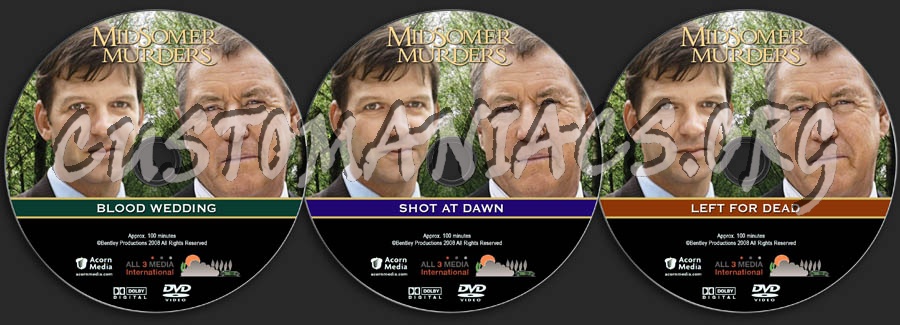 Midsomer Murders - Set 15 dvd label