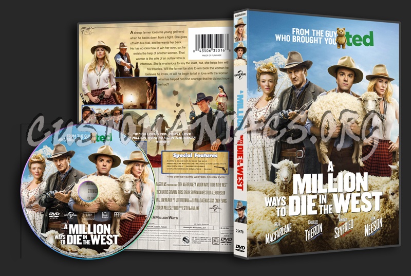 A Million Ways to Die in the West dvd cover