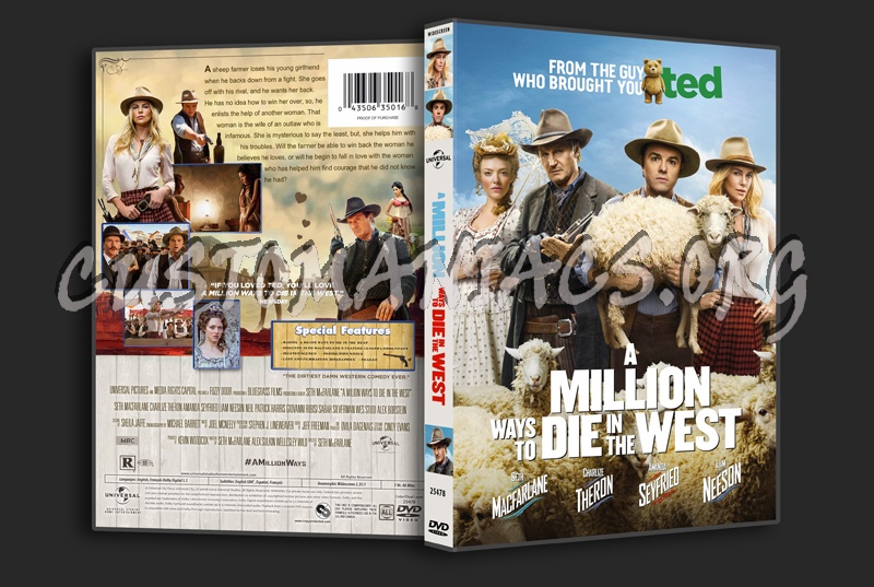 A Million Ways to Die in the West dvd cover