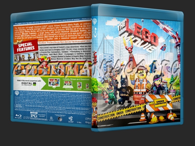 The Lego Movie blu-ray cover