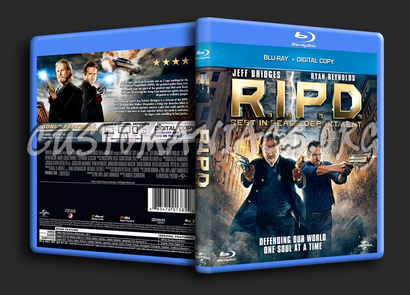 R.I.P.D. (RIPD Rest In Peace Department) blu-ray cover