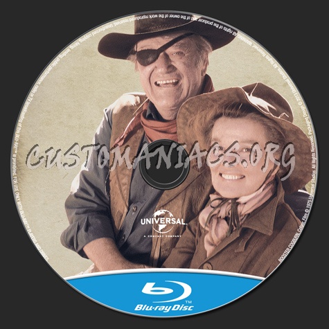 Rooster Cogburn blu-ray label