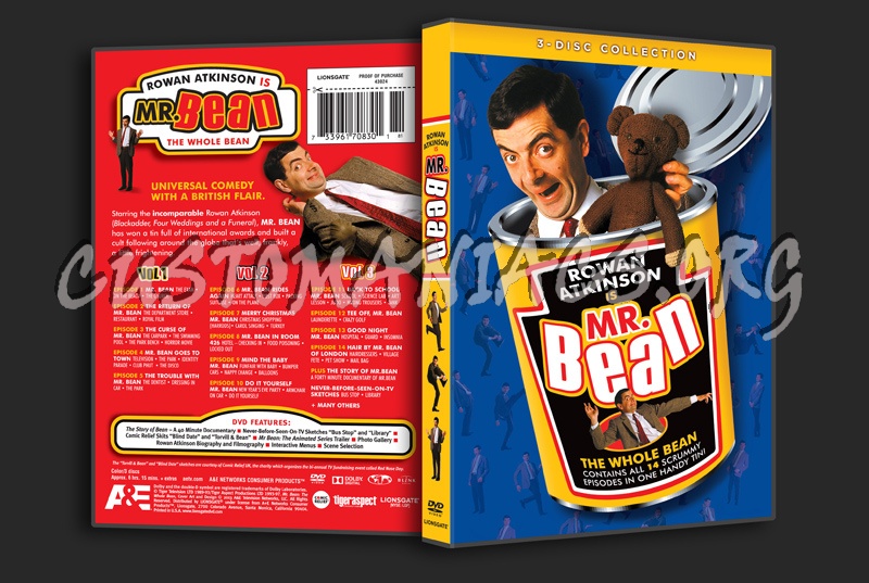 Rowan Atkinson is Mr Bean dvd cover