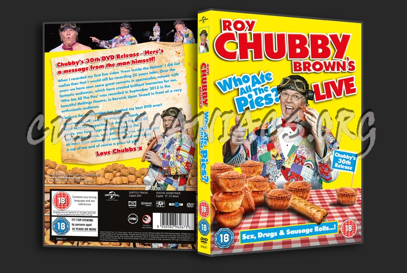 Roy Chubby Brown's Who Ate All the Pies? dvd cover