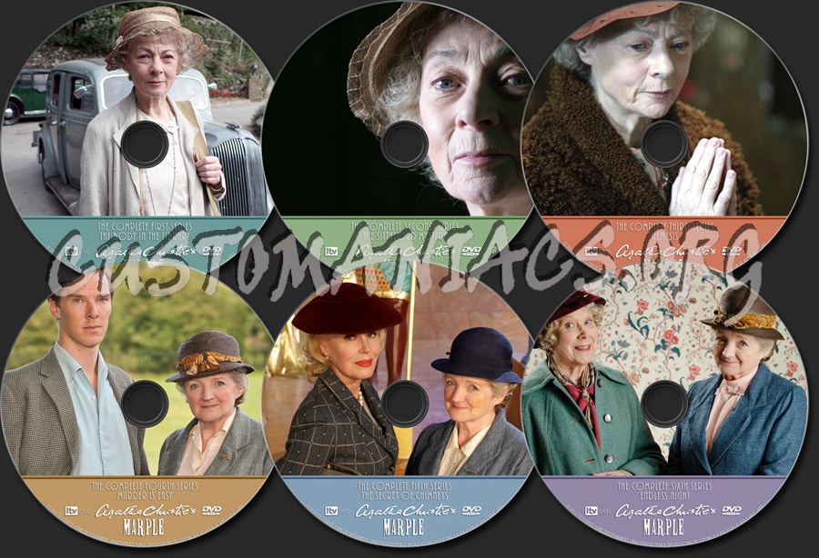 Agatha Christie's Marple (2004) dvd label