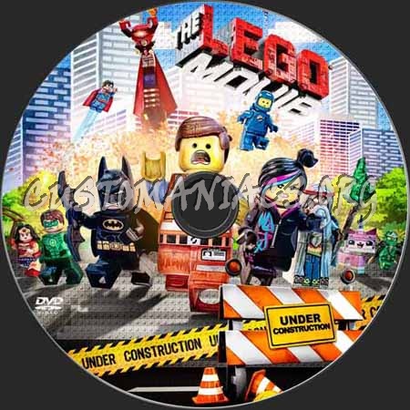 The Lego Movie dvd label