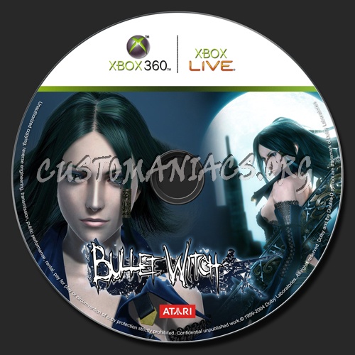 Bullet Witch dvd label