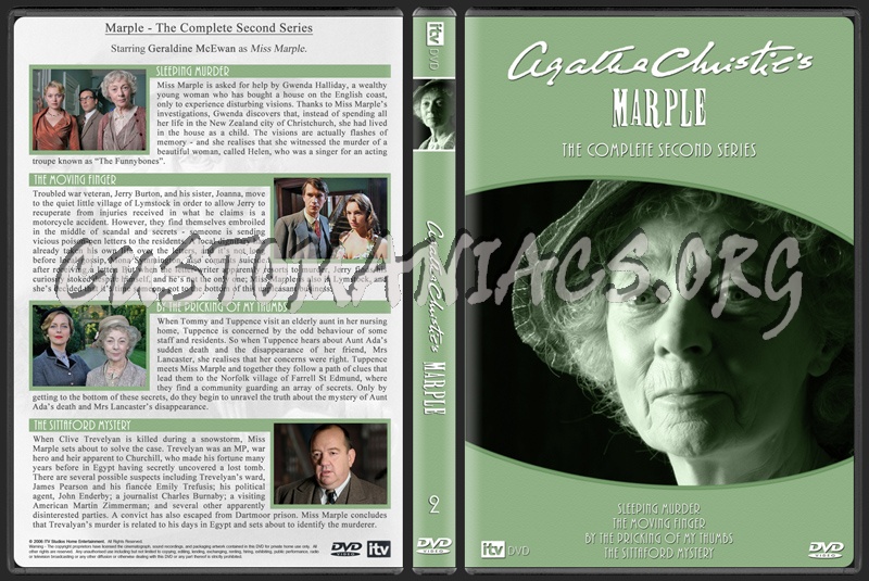 Agatha Christie's Marple (2004) dvd cover