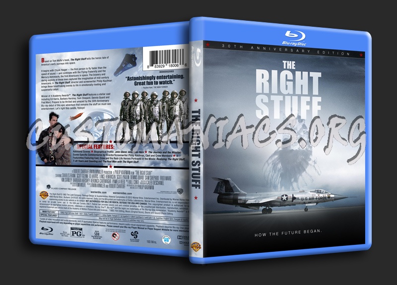 The Right Stuff blu-ray cover