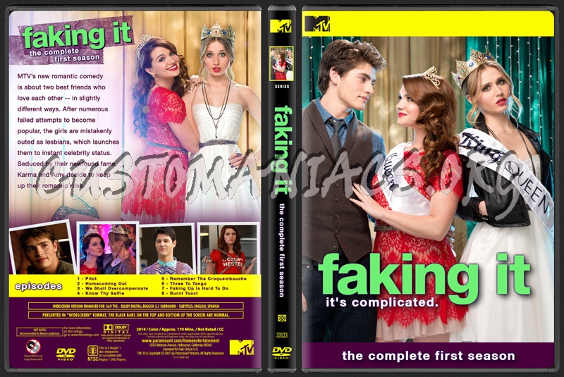 Faking It - The Complete first Season dvd cover