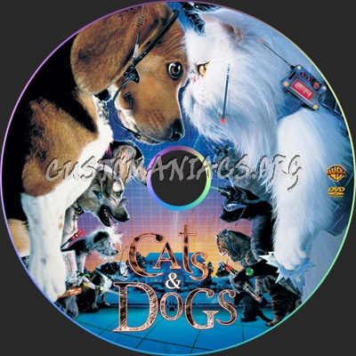 Cats & Dogs dvd label