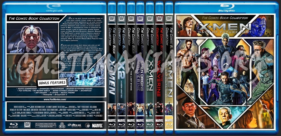 The Comic Book Collection: X-Men Collection dvd cover