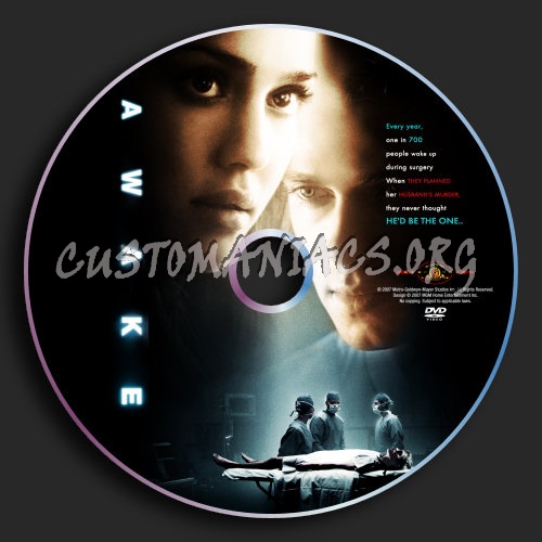 Awake dvd label