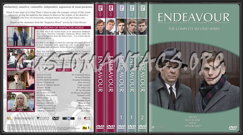 Endeavour - The Origins of Inspector Morse dvd cover