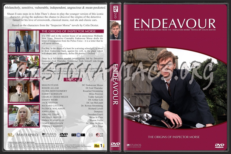 Endeavour - The Origins of Inspector Morse dvd cover