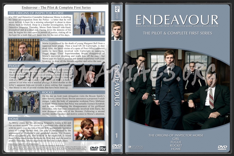 Endeavour - The Origins of Inspector Morse dvd cover