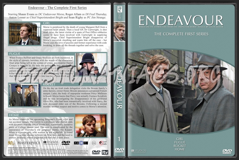 Endeavour - The Origins of Inspector Morse dvd cover