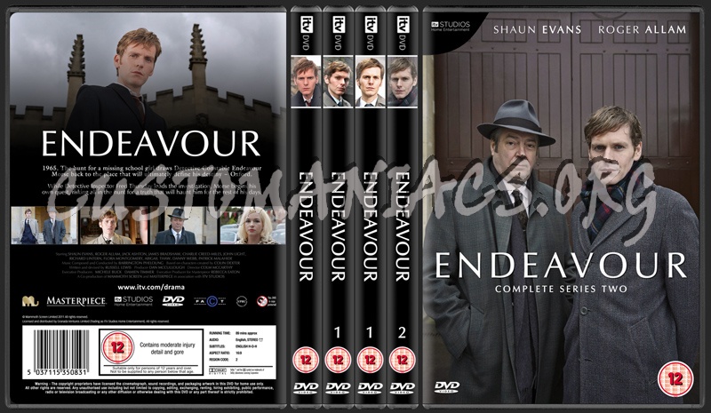 Endeavour - The Origins of Inspector Morse dvd cover