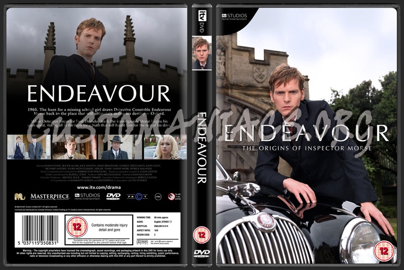 Endeavour - The Origins of Inspector Morse dvd cover