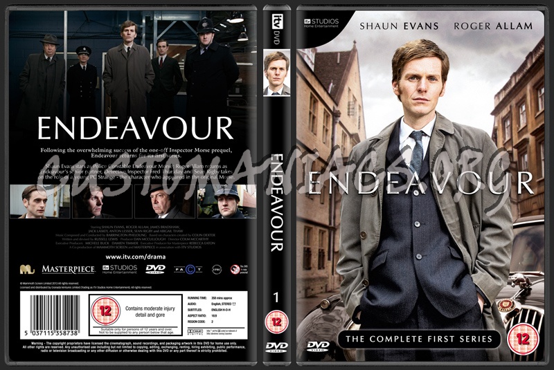 Endeavour - The Origins of Inspector Morse dvd cover