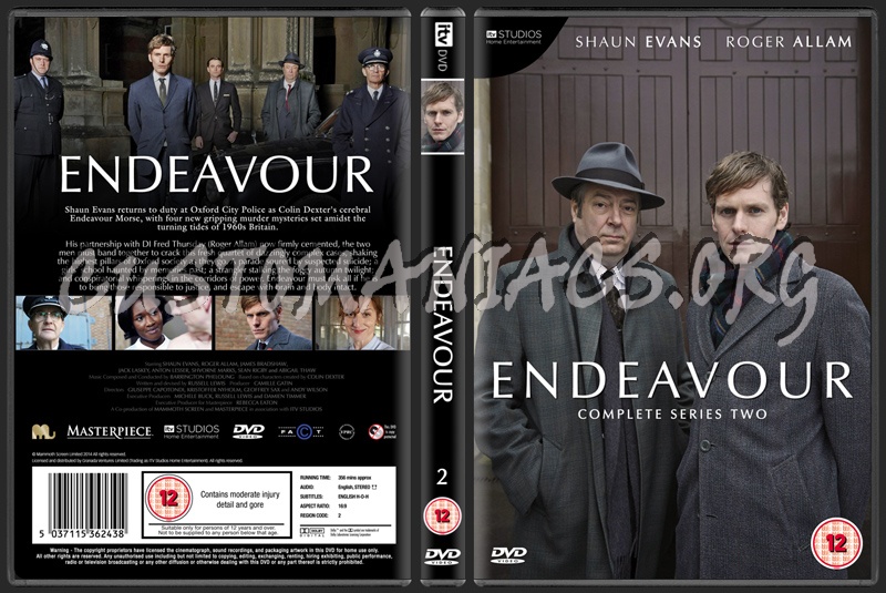 Endeavour - The Origins of Inspector Morse dvd cover