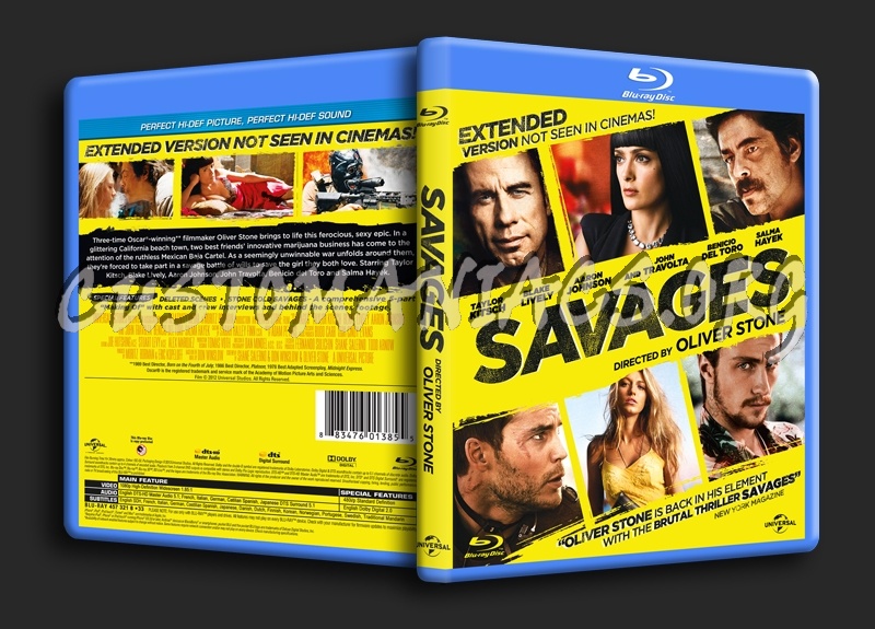 Savages blu-ray cover