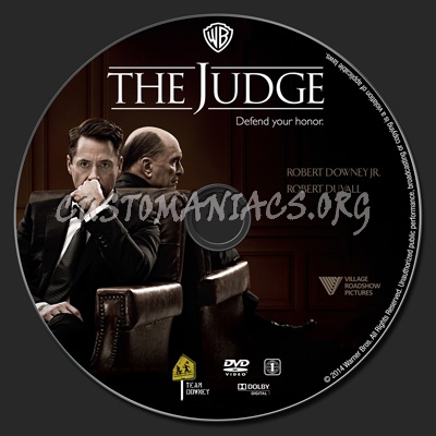 The Judge dvd label