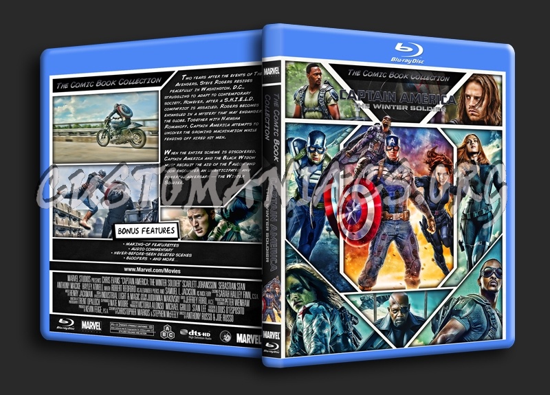 Captain America: The Winter Soldier blu-ray cover