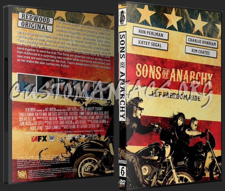 Sons of Anarchy - Season 6 dvd cover