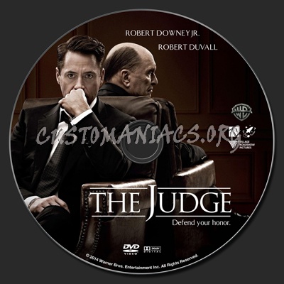 The Judge (2014) dvd label
