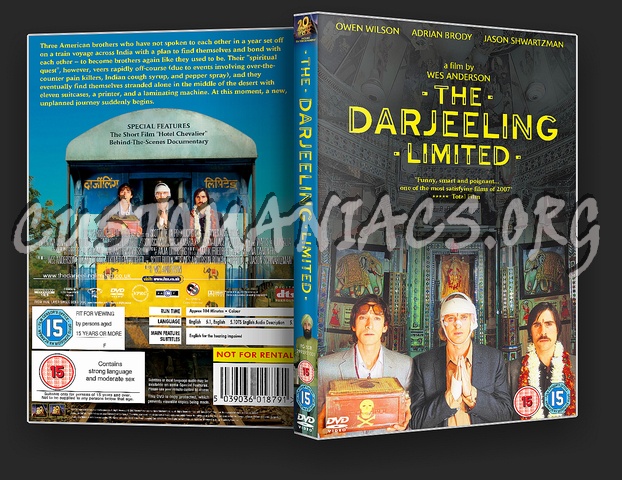 The Darjeeling Limited dvd cover