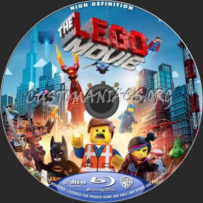 The Lego Movie blu-ray label