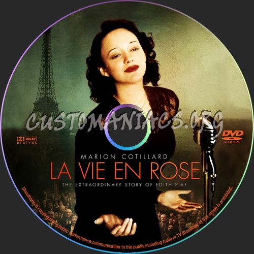 La Vie En Rose dvd label