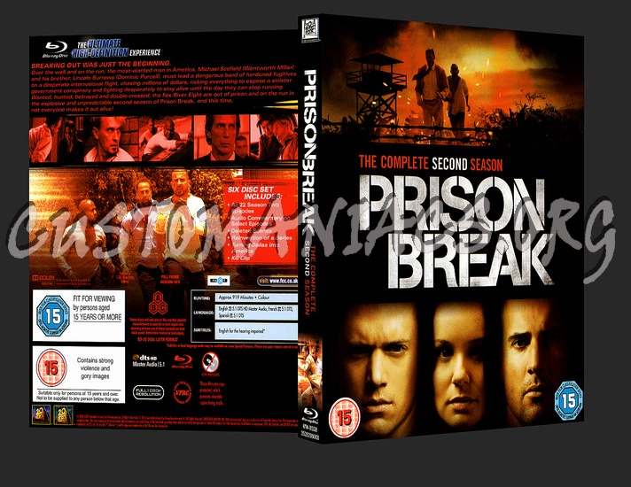 Prison Break Complete Series blu-ray cover