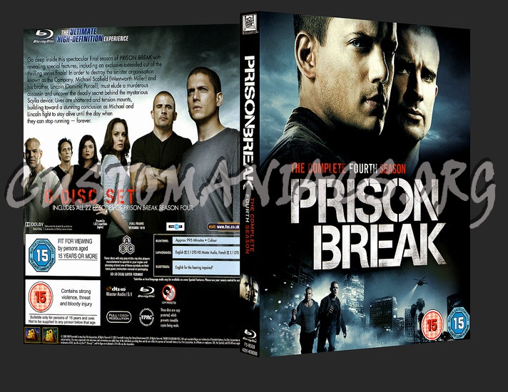 Prison Break Complete Series blu-ray cover