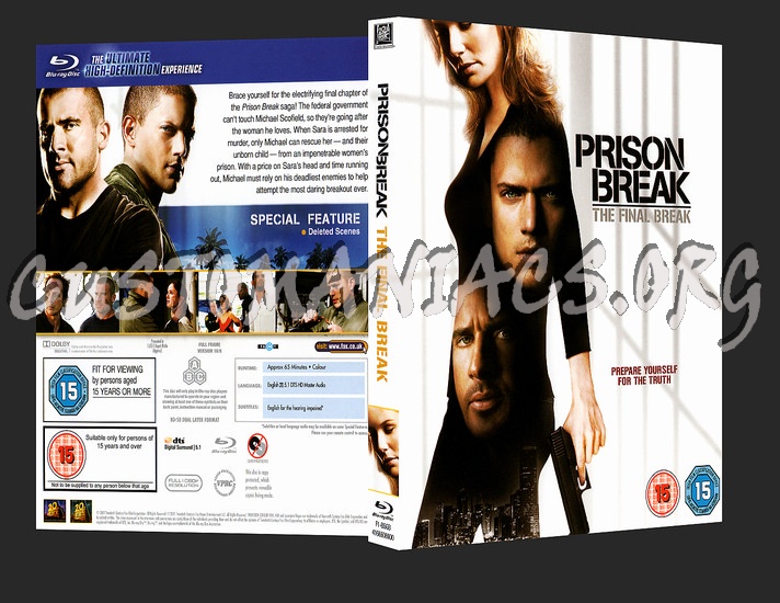 Prison Break Complete Series blu-ray cover