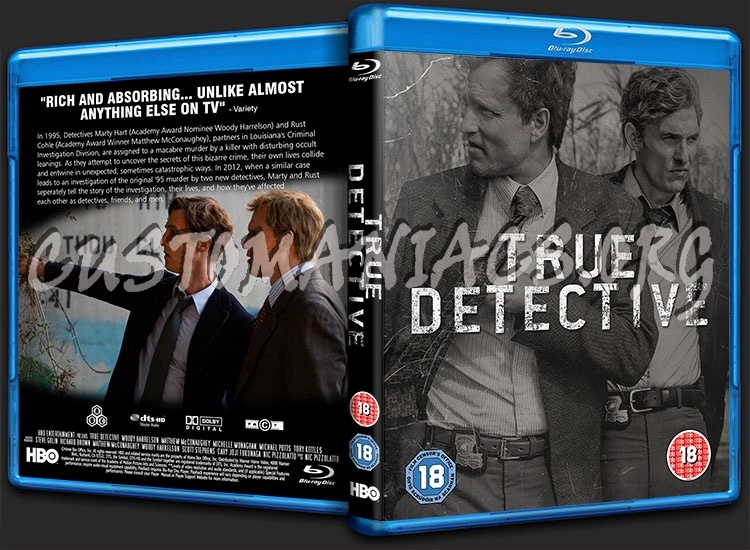 True Detective Season One blu ray cover DVD Covers Labels by
