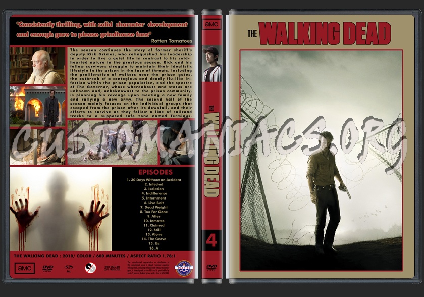 The Walking Dead Season 4 dvd cover