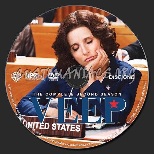 Veep Season 2 dvd label