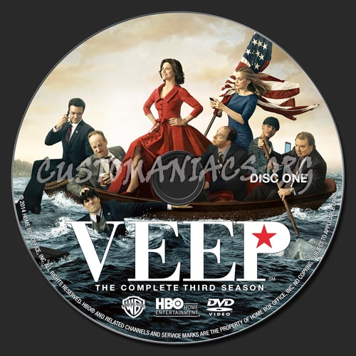 Veep Season 3 dvd label