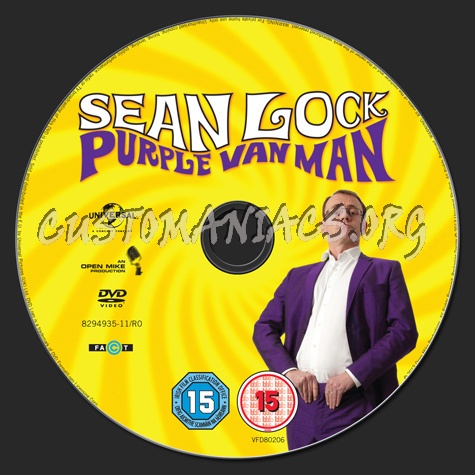 Sean Lock Purple Van Man Live dvd label