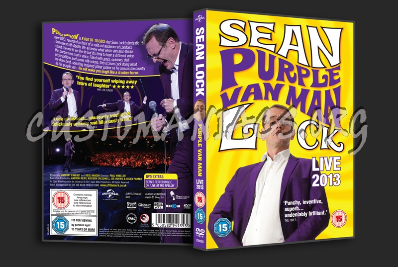 Sean Lock Purple Van Man Live dvd cover