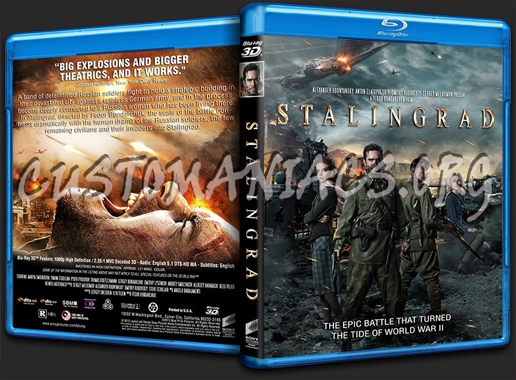 Stalingrad (2013) blu-ray cover