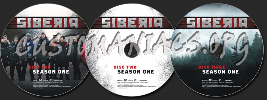 Siberia Season 1 dvd label