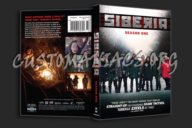 Siberia Season 1 dvd cover
