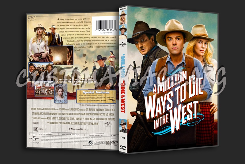 A Million Ways to Die in the West dvd cover