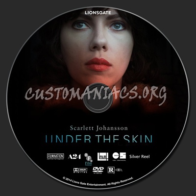 Under The Skin dvd label
