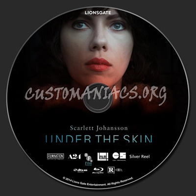 Under The Skin blu-ray label